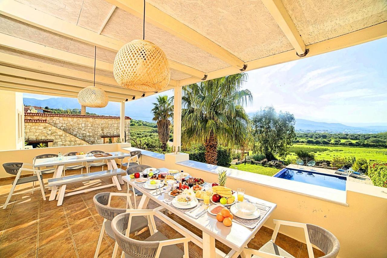 Villa Cretan Mansion With Heated Swimming Pool Georgioupoli Exterior foto