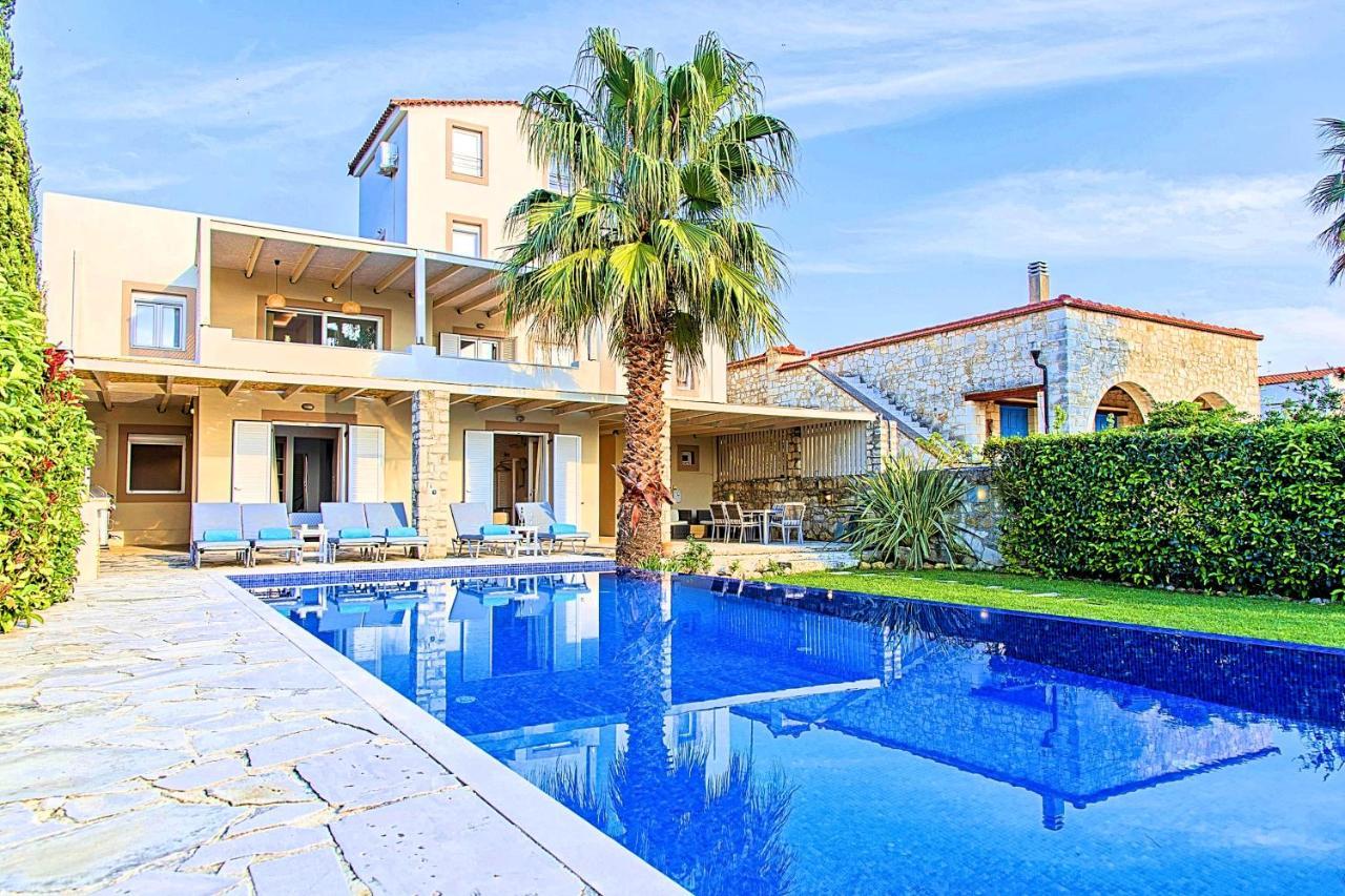 Villa Cretan Mansion With Heated Swimming Pool Georgioupoli Exterior foto