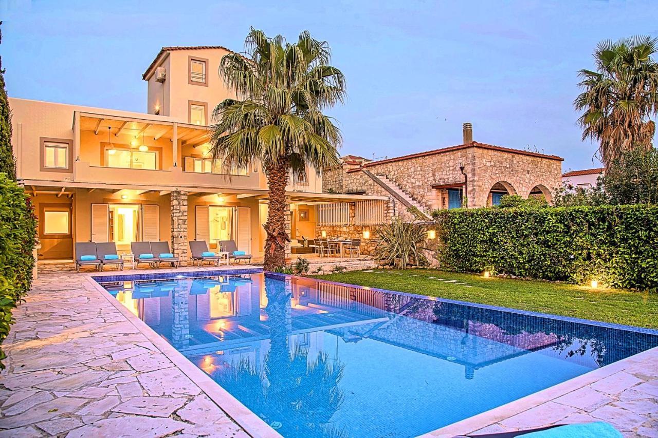 Villa Cretan Mansion With Heated Swimming Pool Georgioupoli Exterior foto